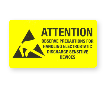 Etikette - ATTENTION